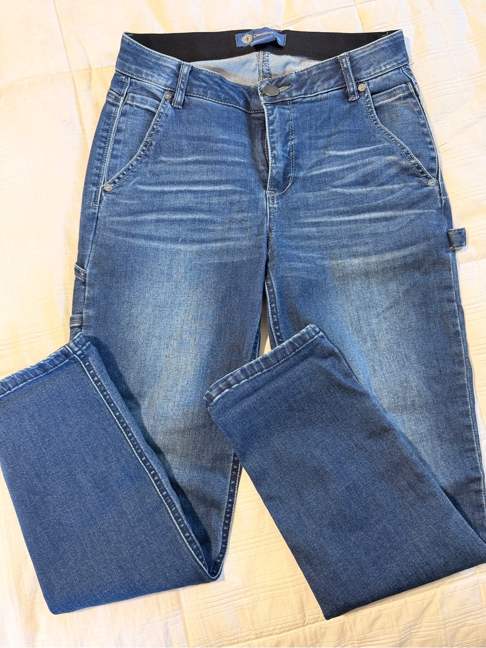 Democracy Straight Leg Jeans in Denim Blue